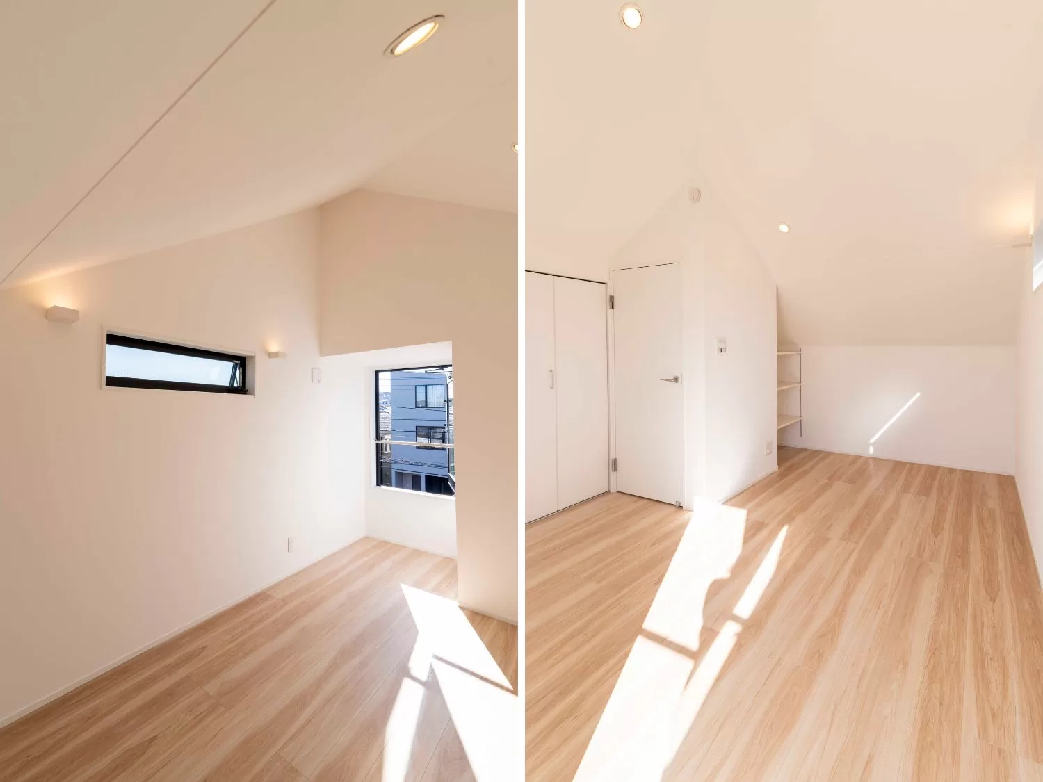 I-AREAシリーズ・施工例18（戸建住宅） - 柔らかい光が差し込む3階の居室